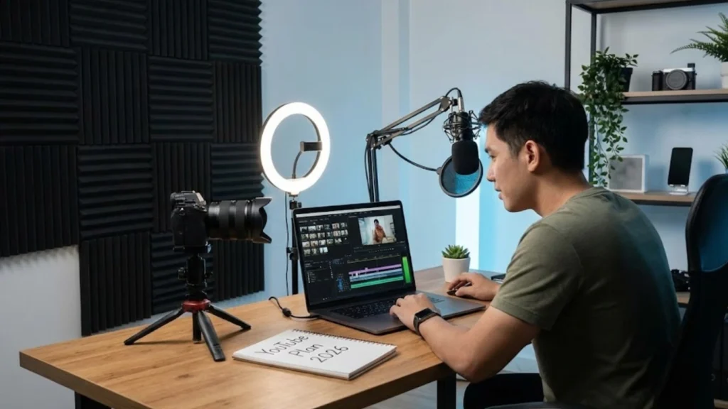 Как создать YouTube канал с нуля в 2026: пошаговый гайд до 1 млн подписчиков
