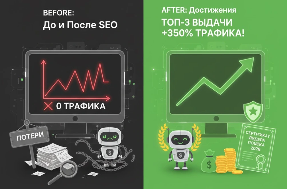 SEO продвижение сайтов: заказать комплексное поисковое продвижение в ТОП
