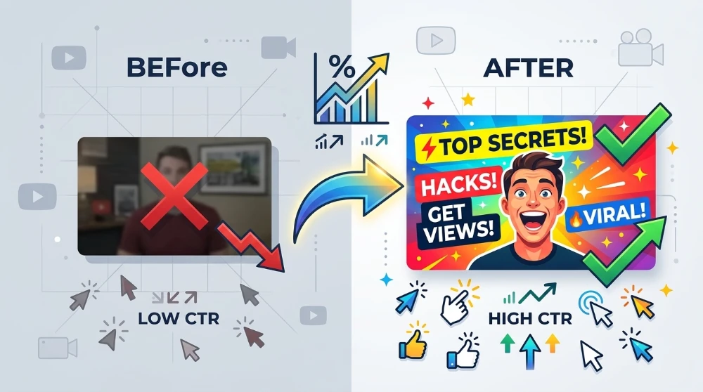Создание эффективной миниатюры YouTube — CTR и ранжирование